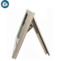 Grille de fenêtre standard en PVC/UPVC pour salle de bain, design de fenêtre à auvent, taille de fenêtre