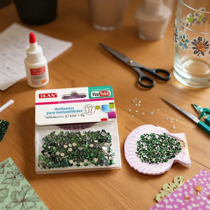 Strass Ilan 4Mm Verdi 6G Per Artigianato E Decorazioni - Product Image 3