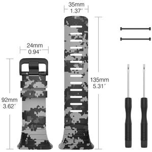 <span class=keywords><strong>Correa</strong></span> de <span class=keywords><strong>Reloj</strong></span> de Alta Calidad para <span class=keywords><strong>Suunto</strong></span> <span class=keywords><strong>Core</strong></span> con Cierre Metálico, <span class=keywords><strong>Correa</strong></span> de Repuesto de Silicona con Diseño de Camuflaje - Product Image 5