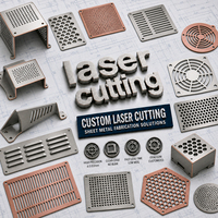 Fabrication sur mesure de tôles en aluminium et acier inoxydable, découpe laser, pièces découpées au laser, service de découpe laser