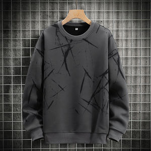 Sudadera con capucha para hombre, primavera y otoño, nueva camiseta informal juvenil, elegante, con cuello redondo, manga larga, cómoda y transpirable. - Product Image 3