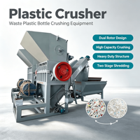 Broyeur vertical de plastique à haut rendement, machine industrielle de broyage du plastique pour film plastique, feuille de plastique, recyclage du plastique
