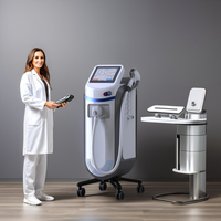 Machine d'épilation au laser diode Superlaser Surgical Professional Ice, écran tactile couleur 10,4 pouces, peau foncée, 4 ondes, usage commercial