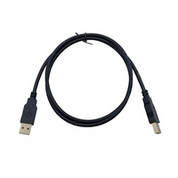 Cable USB 2.0 Estándar COMTON, USB-A Macho a Macho, con Revestimiento de PVC y Conductor de Cobre Libre de Oxígeno para Uso en Computadoras