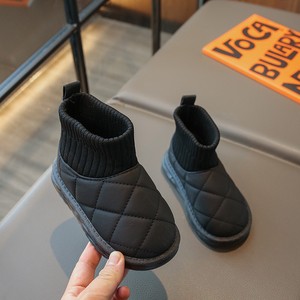 Bottes d'hiver chaudes classiques pour enfants, bottes de neige à tige basse, fourrées et épaisses, chaussures de course pour jeux en plein air pour garçons et filles actifs - Product Image 1
