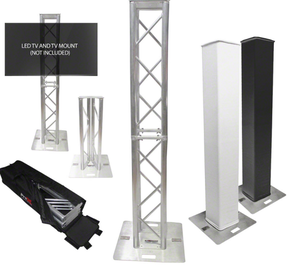 Truss de tótem de cabeza vertical de iluminación de DJ móvil de aluminio de alta calidad a la venta - Product Image 3