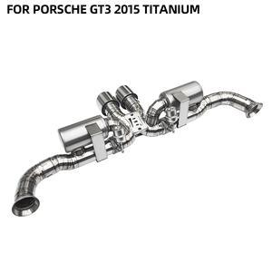 Échappement Valvetronic haute performance pour 991 991.1 2015, tuyau d'échappement en titane - Product Image 2