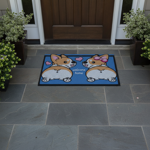 Alfombras de PVC Antideslizantes para Interiores y Exteriores, Tapetes Personalizados con Logotipo, Tapetes de Entrada de Bienvenida para Puerta Principal de PVC para el Hogar - Product Image 5