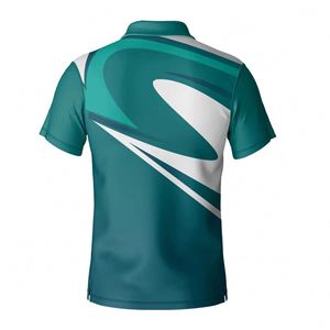 Camisetas de Entrenamiento de Lacrosse Personalizadas para Hombre, Uniforme Deportivo, Polo Estampado, Secado Rápido, Ligero, de Poliéster, Manga Corta - Product Image 3