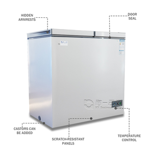 Siêu thị tủ đông ngang đôi cửa thương mại tủ đông sâu nhỏ gọn 200 LÍT cho nhà hàng Tủ đông ngực - Product Image 3