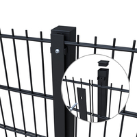 Valla de Seguridad Anti-Escalada 868 con Malla de 50x200mm para Sitio Industrial