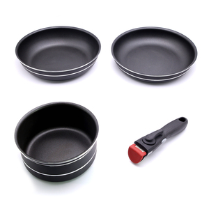 <span class=keywords><strong>Batterie</strong></span> de <span class=keywords><strong>Cuisine</strong></span> Antiadhésive Poêle Ronde Pot avec <span class=keywords><strong>Poignée</strong></span> <span class=keywords><strong>Amovible</strong></span> Personnalisé - Product Image 2
