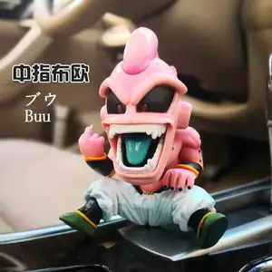 PVC 13cm Frieza Cell Shalu Buu action figure Z Q version anime doll model with decorative handle on the car center console