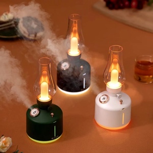Diffuseur d'huiles essentielles vintage à ultrasons, lampe aromathérapie, purificateur d'air rechargeable par USB, diffuseur d'arômes rétro - Product Image 3