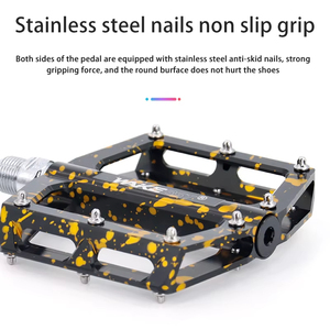 Pédale <span class=keywords><strong>de</strong></span> vélo Wake Mountain Bike DU+ avec roulement à billes, ultralégère, en aluminium, accessoires <span class=keywords><strong>de</strong></span> vélo antidérapants pour VTT, vélo <span class=keywords><strong>de</strong></span> route, cyclisme - Product Image 5