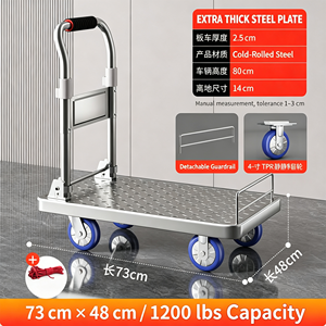 Camping Wagon off Road Two-Wheel Heavy Duty Foldable Portable Camping <b>Cart</b> with Rugged Frame and Tools Value Pack - Product Image 4