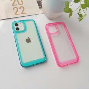 Venta al por mayor Space Case <span class=keywords><strong>II</strong></span> transparente Anti-Shock Electroplated Button Phone Case para <span class=keywords><strong>iPhone</strong></span> 17 16 15 14 13 12 <span class=keywords><strong>Pro</strong></span> <span class=keywords><strong>Max</strong></span> - Product Image 4