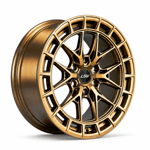 Jantes en alliage forgé sur mesure LS8033 15-26 pouces 5x100 5x112 5x114.3 5x120 en bronze maillé pour voitures de performance - Product Image 1