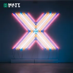 Insegna al Neon della copertura del tubo della luce al Neon della flessione Led RGB della luce al Neon separata di nuova generazione di Matt Diy per la striscia principale della decorazione