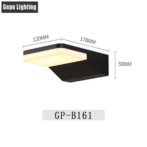 Nouveau Style <span class=keywords><strong>Simple</strong></span> Applique Murale Extérieure Creative LED Face Vers Le Bas <span class=keywords><strong>Simple</strong></span> Côté Lumineux <span class=keywords><strong>Plaque</strong></span> De Porte Étanche Balcon Avant Terrasse - Product Image 6