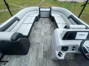 Bateau ponton de loisirs Kinlife 2025, nouveau, 25 pieds, avec console intégrée en fibre de verre et <span class=keywords><strong>porte</strong></span> latérale pour la pêche et les loisirs - Product Image 4