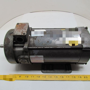 Baldor 1hp 1750RPM 56c marco Tefc 180vdc 5/8 "doble eje Pm3435p Motor nuevo Original listo Stock automatización Industrial Pac Ded - Product Image 1