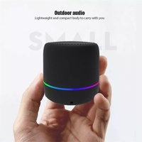 Mini Altavoz Portátil Inalámbrico con Luces LED RGB, 5W, Bajos Profundos, Batería para Teléfono/PC, Superventas