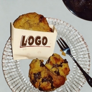 Sacs en papier sulfurisé personnalisés avec logo imprimé, résistants à l'huile, pour aliments, biscuits, sandwichs, pizzas, lait, sushis, gelées, impression numérique - Product Image 4