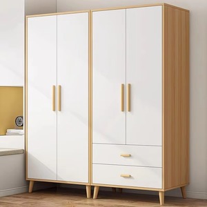 Armoire en bois nordique OEM de haute qualité, <span class=keywords><strong>dressing</strong></span> moderne, portable, grande capacité de rangement pour appartement compact et chambre principale - Product Image 4