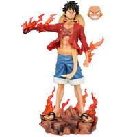 26cm One Pieces Anime Lx Meteor Monkey D. Luffy Figure Statue Poupées Décoration De Bureau Pvc Action Figurine Collection Jouets Cadeaux