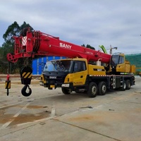 Çok İyi Durumda 2021 Model Kullanılmış SANY STC500E 50 Tonluk Kamyon Vinci Motor Şanzıman Motor Pompası Raporlar Video İncelemesi için