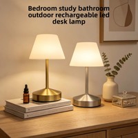 Lampe de nuit portable sans fil de luxe, idéale pour les restaurants, les bars, la décoration de la maison. Lampe de table LED avec batterie rechargeable