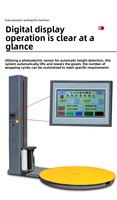 Machine d'emballage électrique automatique portable avec pompe et PLC pour la logistique alimentaire et des boissons