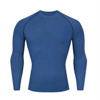 T-shirt de sport léger pour homme, couche de base athlétique, flexible, respirant, pour la gym et les activités de plein air, idéal pour le jogging estival, hauts imprimés pour le sport