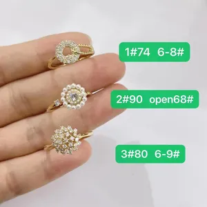 2305226789 Xuping bijoux vente en gros Offre Spéciale haute qualité cadeau design unique mode élégant luxe quotidien pierre mix anneau