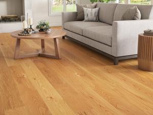 Parquet en chêne blanc ingénierisé à large largeur, système clic, étanche, avec âme en HDF, vente en gros pour projets commerciaux aux États-Unis - Product Image 3