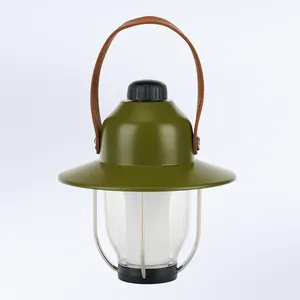 Stepless Dimming Wiederauf ladbare LED-Laterne im Freien Camping Mini Pocket Retro Small Vintage Light