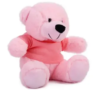 PP Cotton stuffed toy soft red valentine plush teddy bear with valentine's gift