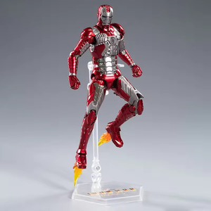 Figura de Acción Original de Marvel a Escala 1/10 de Zd Toys, Iron Man Edición 10.º Aniversario <span class=keywords><strong>MK</strong></span> 5, Modelo de Plástico con Articulaciones Móviles, Sin Iluminación - Product Image 6