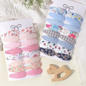 Set di 16 fermagli per capelli con stampa floreale coreana per bambina, fermagli in tessuto fatti a mano, accessori per capelli per bambini, idea regalo - Product Image 4