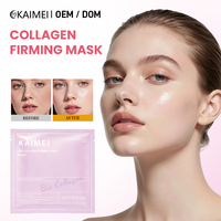 Masque en feuille de collagène raffermissant de haute qualité PDRN, films en gel anti-âge et anti-rides, vente en gros d'usine, OEM, logo personnalisé
