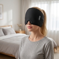 Bandeau réutilisable en gel solide pour soulager les migraines et les maux de tête 360 °   Masque de compression rafraîchissant pour les yeux gonflés, soulagement du stress, bandeau doux pour la tête