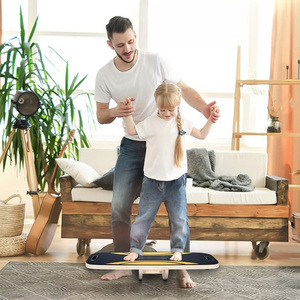 Papan keseimbangan kayu 2 dalam 1 latihan keseimbangan, terapi fisik anak dewasa, posisi dapat disesuaikan - Product Image 6