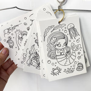 GF 20 feuilles <span class=keywords><strong>de</strong></span> cartes <span class=keywords><strong>de</strong></span> graffiti amusantes avec couverture rigide, papier offset, carton, matériel <span class=keywords><strong>de</strong></span> bricolage, ensemble <span class=keywords><strong>de</strong></span> livres <span class=keywords><strong>de</strong></span> dessin et <span class=keywords><strong>de</strong></span> coloriage pour enfants - Product Image 4