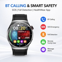 Nuevo Reloj Inteligente TK68 con Monitor de Presión Arterial y Bomba de Aire, Análisis de Salud Cardíaca ECG 2026, Rastreador de SpO2 en la Punta del Dedo, Sensor de Grado Médico