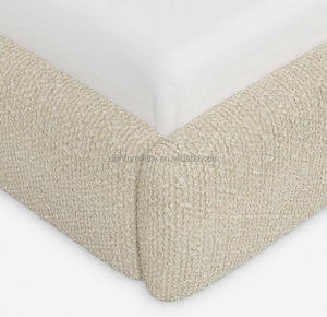 <span class=keywords><strong>Letto</strong></span> King Size <span class=keywords><strong>con</strong></span> Testiera Alta Imbottita e Base a Piattaforma <span class=keywords><strong>con</strong></span> Testiera a Forma di Onda - Product Image 5