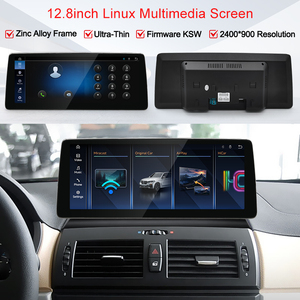 STWEI 2026 New Slim Linux System 12.8inch 2400X900 Resolution For BMW X3 E83 Wireless CarPlay Auto player KSW <b>Wired</b> USB Screen - Product Image 6