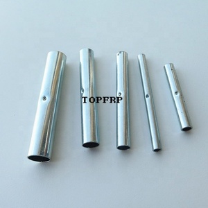 Electroplated Stainless Steel Galvanized Alloy Ferrule Connector , Tent <b>Pole</b> Accessories - Product Image 2