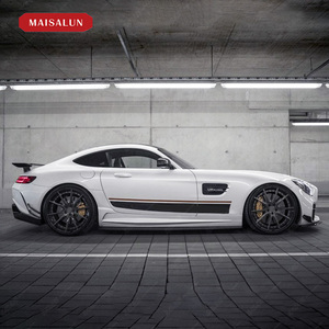 Pare-chocs avant de voiture en PP + fibre de carbone pour <span class=keywords><strong>Mercedes</strong></span> Benz Amg GT/<span class=keywords><strong>GTS</strong></span> Upgrade to P Style Bodykit Front Bumper Front Splitters - Product Image 2