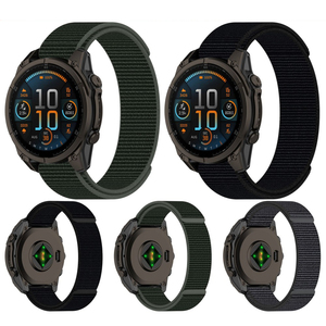 Correa de Reloj de Nailon Win-Win para <span class=keywords><strong>Garmin</strong></span> Fenix 8 20mm 22mm <span class=keywords><strong>Enduro</strong></span> 3 Fenix 7X Fenix 6X Correa de Repuesto de Liberación Rápida - Product Image 2